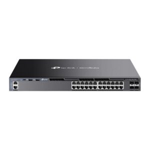 TP-link SG6428X Omada 24-Port Gigabit Stackable L3 Managed Switch with 4 10GE SFP+ Slots