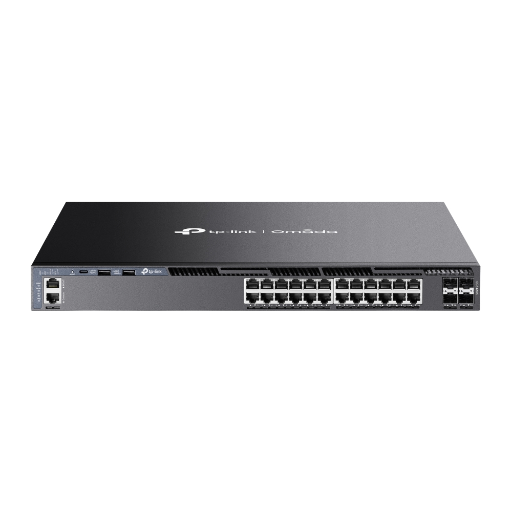 TP-link SG6428X Omada 24-Port Gigabit Stackable L3 Managed Switch with 4 10GE SFP+ Slots