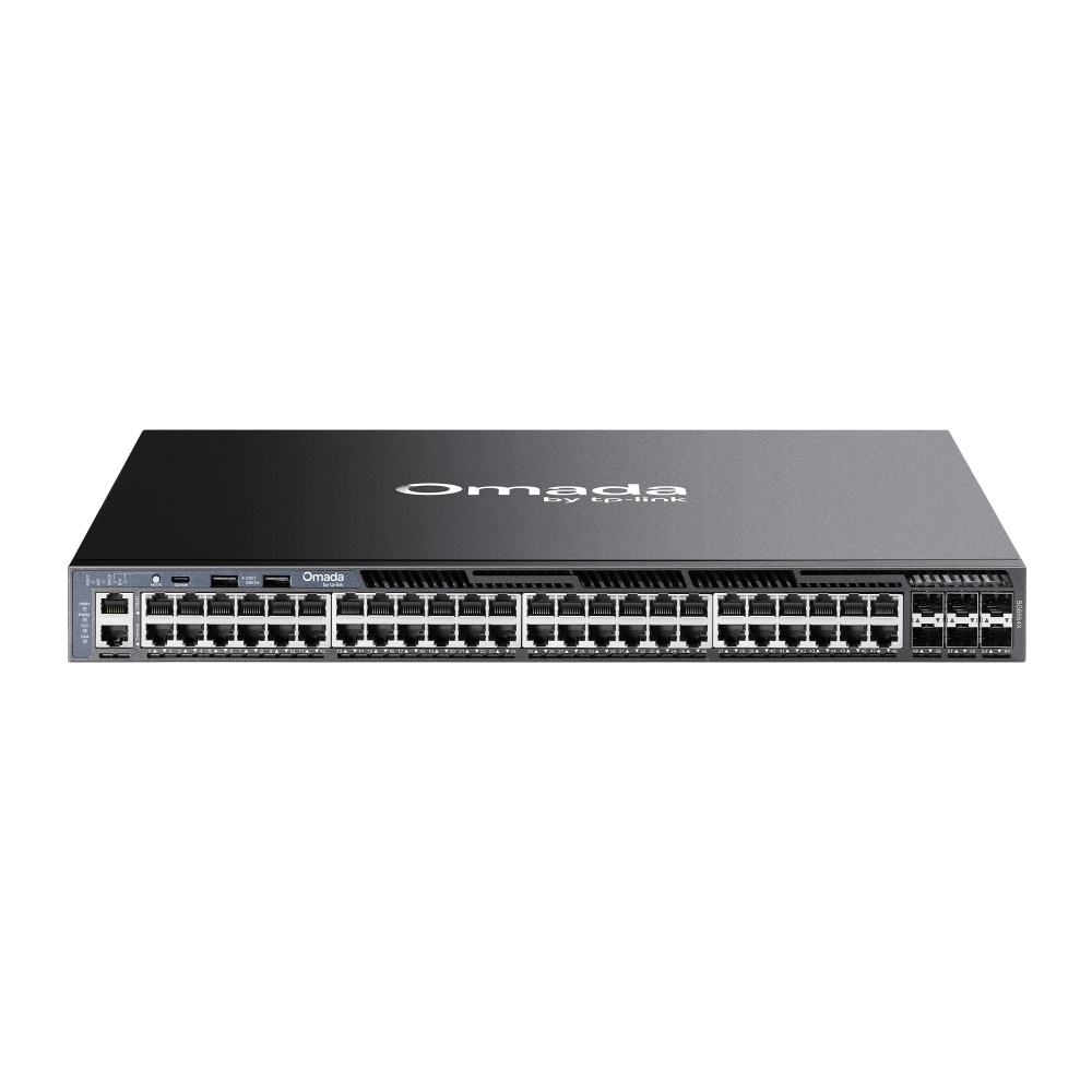 TP-link SG6654X Omada 48-Port Gigabit Stackable L3 Managed Switch with 6 10GE SFP+ Slots