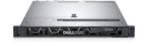 Dell PowerEdge R6515 1U rack server front angled view